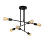 Opviq Lámpara de Araña Flower - 162 - AV en Hierro Negro